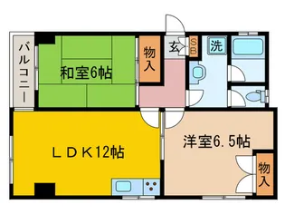 ヴィラ赤津【4階】の間取り