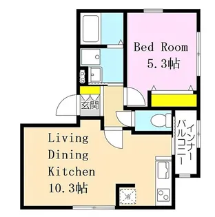 HiroレジデンスM【3階】の間取り