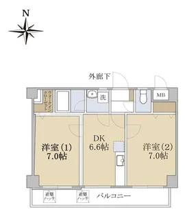 ギャロップ【2階】の間取り