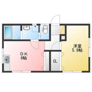 サンハイム【1階】の間取り