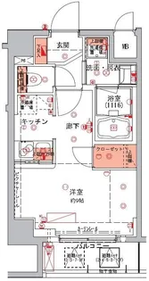 ハーモニーレジデンス日本橋イースト【7階】の間取り