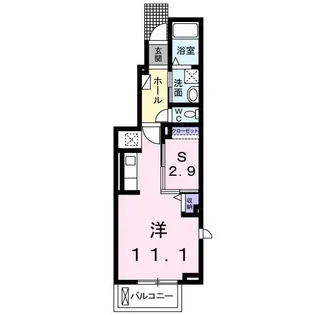 ラポール リアン【1階】の間取り