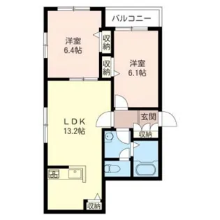 レラジオーネ【3階】の間取り