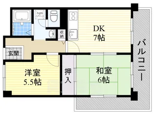 サンハイツサワヒラ【3階】の間取り