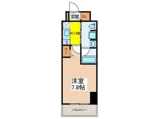 ステージグランデ日本橋人形町【3階】の間取り