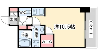ザ・パークハビオ堂島【3階】の間取り