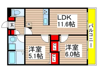 Regaro北習志野WEST【3階】の間取り