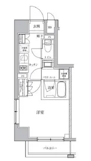 ル・サレーヴ【8階】の間取り