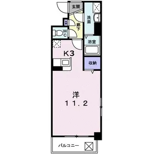 リュミエール・アンジュ【4階】の間取り