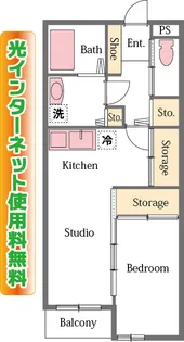 ロワイエ【1階】の間取り