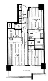 アーデルグラン国立【3階】の間取り