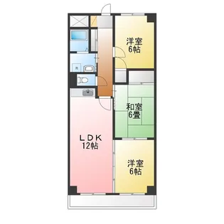 ファミール敷田【2階】の間取り