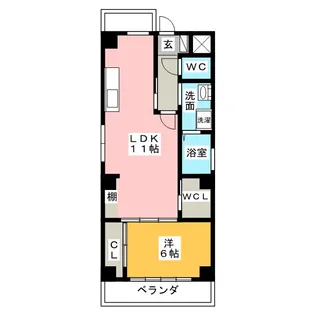 エルシア【2階】の間取り