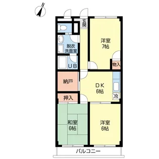 ジョイパーク【3階】の間取り