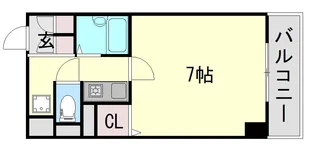 グレイス赤井【5階】の間取り