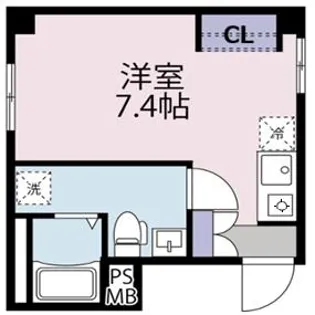 フロムファースト【4階】の間取り