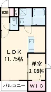 THE NOBLES 秋葉町【3階】の間取り