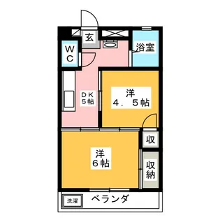 ゴールド18【2階】の間取り
