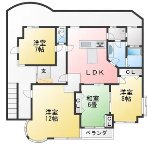 フジセキユビル【2階】の間取り