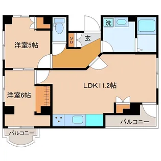 SSK北千住元町ハイツ第2【2階】の間取り