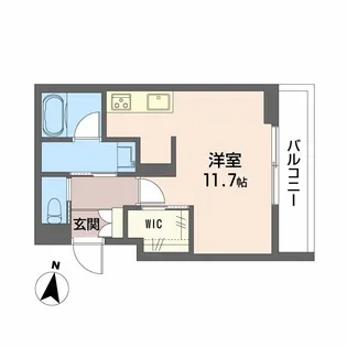 シャーメゾン ウィステリア【2階】の間取り