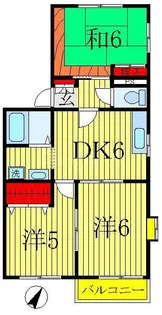 メゾンルミエール【2階】の間取り