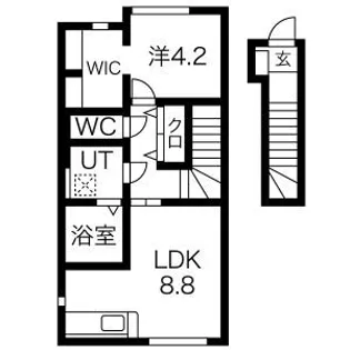 GLORIA(グローリア)【2階】の間取り