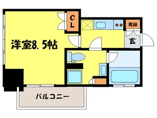 パークレジデンシャル博多【9階】の間取り