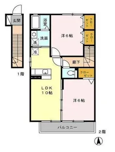 ミラリオ【2階】の間取り