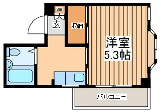 エフエムコーポ【2階】の間取り