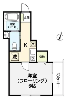 ベルヴィエ千間台【2階】の間取り