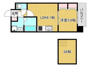 Zeus月光【9階】の間取り
