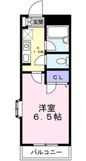 ドゥエル イースト【4階】の間取り