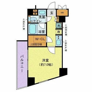 ディアレイシャス落合南長崎【2階】の間取り