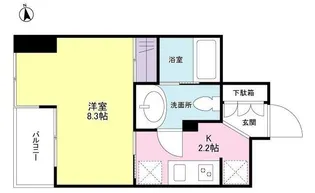 プロスペクト荻窪【2階】の間取り