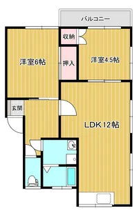 Tコーポ【2階】の間取り