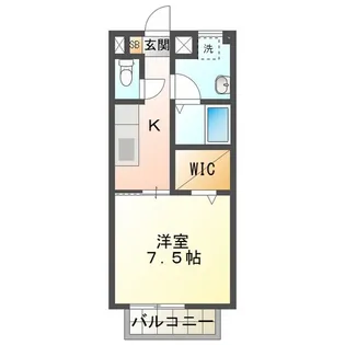 BM亀山II【2階】の間取り