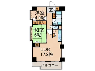メイゾン東洞院【3階】の間取り