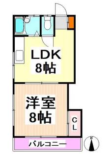 グリーンハイツ【2階】の間取り