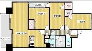 スカイヒルズSTII【5階】の間取り
