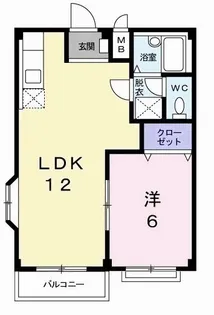 ハイツアルファ【2階】の間取り