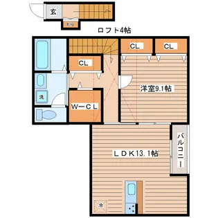 DiaResto河原町【2階】の間取り