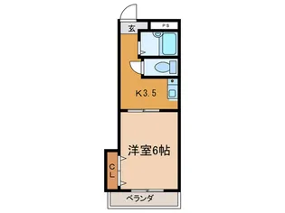 ディアコート塚新【2階】の間取り