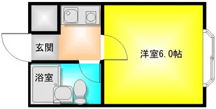ロイヤル柏原【1階】の間取り