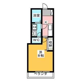 メゾン富士見【2階】の間取り