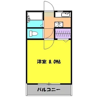 青木ヒルズα-2【1階】の間取り