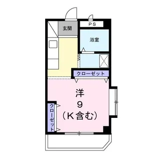 コーポラス華【2階】の間取り
