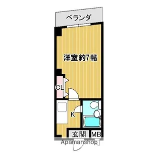 サンライズホーシン【1階】の間取り