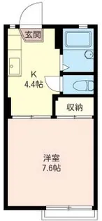 プラムハイツ【1階】の間取り