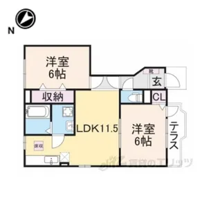 サンセール1【1階】の間取り